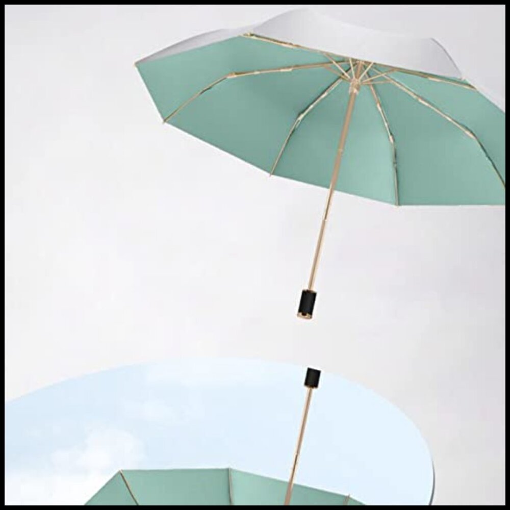 Compact Reverse Umbrella Windproof Upf 50+ Uv Pro… - image 4